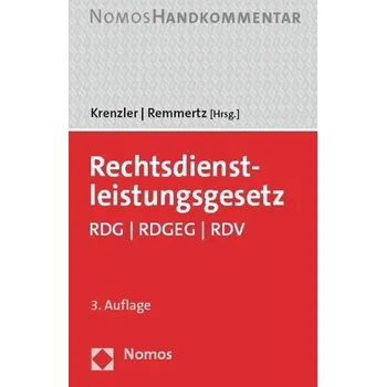 Rechtsdienstleistungsgesetz - Krenzler, Michael
