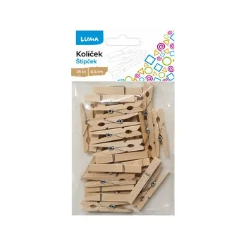Kolíček 4,5 cm natur, 25ks LUMA