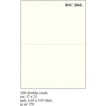 Set školních potřeb Box 100 Karnetów 13x17cm kremowe BSC 208L