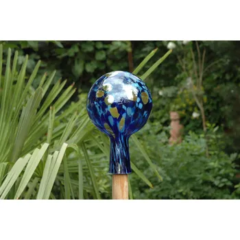 Zahradní dekorace Plotová, zahradní koule ze skla 12cm