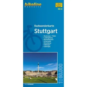 Cestování Bikeline Radwanderkarte Stuttgart 1 : 60 000 - Esterbauer Verlag