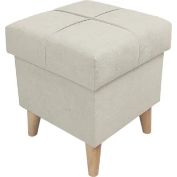 Taburet Taburet Dream 37 × 37 s úložným prostorem – béžový