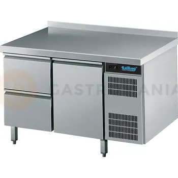 Chladící stůl 2 zásuvky a dveře 270 l, 1250x700x850 mm | RILLING, AKT EK721 1601-2/1