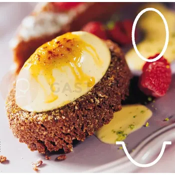 Potravinová fólie Silikonová forma GN1/2, oválná 60x40x25 mm | CONTACTO, 6681/060