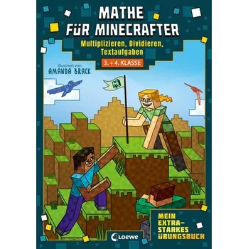 První čtění Mathe für Minecrafter - Mein extrastarkes Übungsbuch - Loewe Lernen und Rätseln