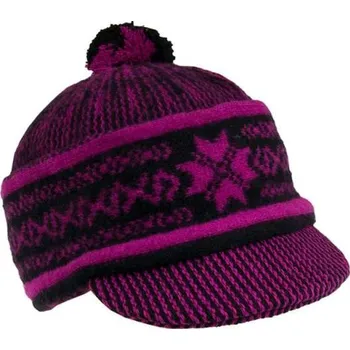 Čepice Tonak Triton růžová - černá