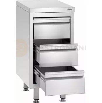 Nástavec na skříň Skříňka se zásuvkami 700S3, 400x700x850 mm | BARTSCHER, 337307