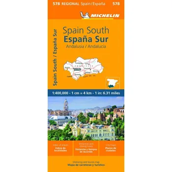 Andalucia - Michelin Regional Map 578