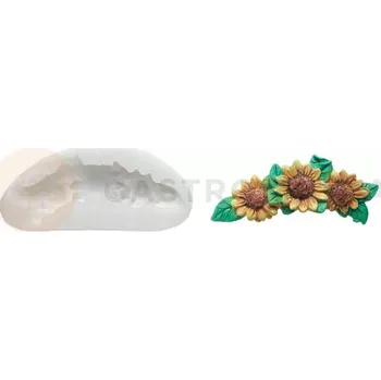 Kuchyňská sůl Forma na cukrovou hmotu SLK 069 - slunečnice, 95x43 mm | SILIKOMART, Sugarflex Sunflowers