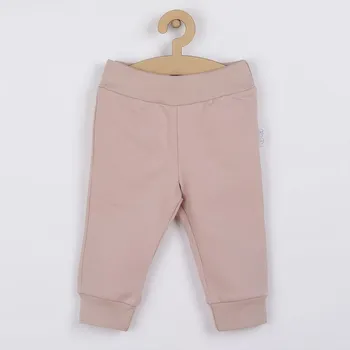 NICOL kojenecké bavlněné tepláčky Nela růžová vel. 68 cm