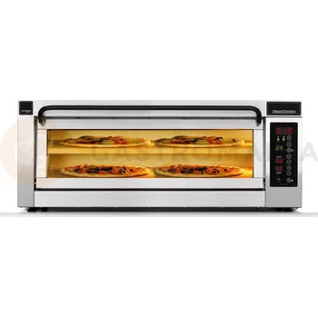 Pec na pizzu Jednokomorová pec na pizzu , dělená komora, 4x pizza 40 cm, komora o rozměrech 820x410x195 mm | PIZZA MASTER, CounterTop 401ED-1DW