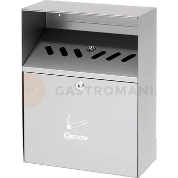 Dekorace jezírka Nástěnný popelník, stříbrný | BARTSCHER, 860001