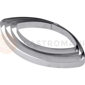 Výroba svíčky Cukrářská forma na dorty - elipsa - 17,5x8,6x2 cm | PAVONI, X26