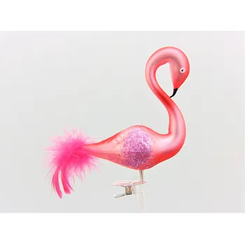 Vánoční ozdoba Vánoční ozdoba plameňák 2396 růžový