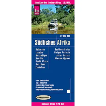 Reise Know-How Landkarte World Mapping Project Südliches Afrika (1:2.500.000)