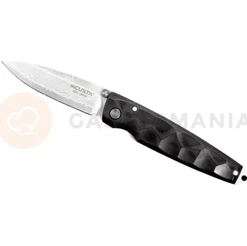 Kuchyňský nůž Skládací nůž, 6,5 cm | MCUSTA, Shinra Emotion 2 Black Pakka Damascus