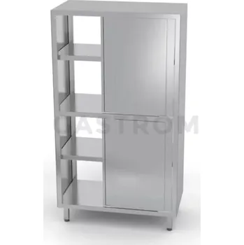 Zahradní skříň Oboustranná skříň, 800x700x(h)1800 mm, posuvná dvířka | HENDI, 812402