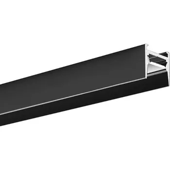 LED lišta LED hliníkový profil KLUŚ MICRO-HG |černá anoda Délka: 3m