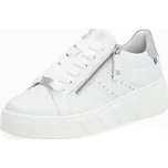 Dámská celoroční obuv Rieker W0505-80 kožená s paměťovou stélkou luxusní řady Revolution bílá 42