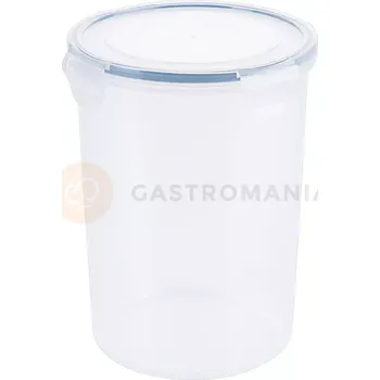 Nádoba na led Kulatá polypropylenová nádoba na potraviny s víkem, 2 l, průměr 125 mm | CONTACTO, 1128/200