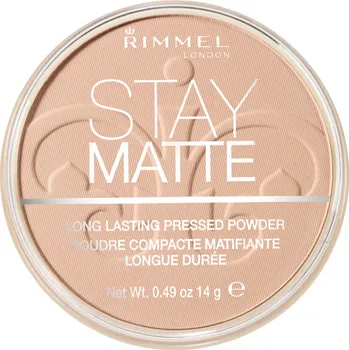 Rimmel London Stay Matte 14 g, 005 Silky Beige