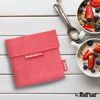 Svačinový box Roll´eat Snack'n'Go Duo-Nature Red