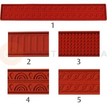 Potravinová fólie Silikonová forma, vzorec kopule 600x80 mm | CONTACTO, 6680/084