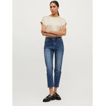 Vila T-Shirt Ellette 14059563 Béžová Regular Fit 36