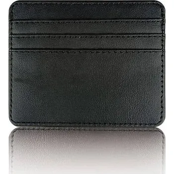 Velmi minimalistická peněženka z umělé kůže - Černá