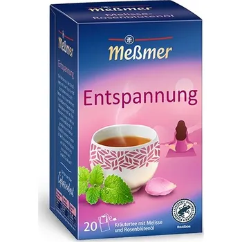MESSMER BYLINKOVÝ ČAJ ENTSPANNUNG 40g NĚMECKO!