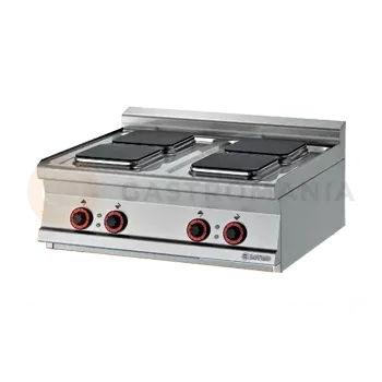 Sporák Sporák elektrický, 4 plotýnky čtvercové | RM GASTRO, PCQT 78 ET