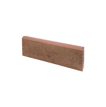 DITON Záhonový obrubník 50 x 5 x 20 cm Karamelová