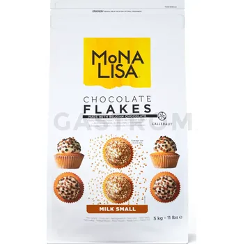 Výroba svíčky Vločky z mléčné čokolády pro dekoraci, 1,5 - 2,7 mm, 5 kg balení | MONA LISA, CHM-SP-4Z3-E0-U72