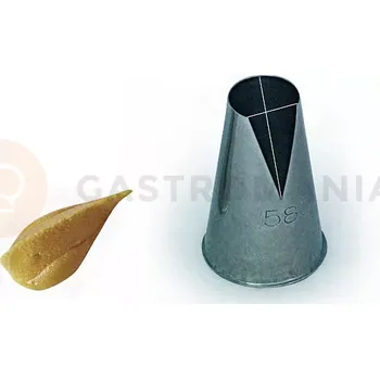 Výroba svíčky Cukrářská špička kruh a slza - 12 mm, 41 mm | SILIKOMART, Punte BX2312