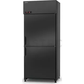 Lednice Chladicí skříň s křídlovými dveřmi, jednokomorová, dvoudveřová, horní agregát, 4 kl., nerezové opláštění, 725x730x2020 mm | RAPA, SCh - Z 725 / 2D ecoline