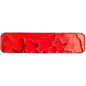 Výroba svíčky Nerezové vykrajovátka 5 ks, Vánoce 50-80 mm | CONTACTO, 634/005