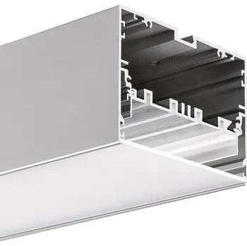 LED lišta LED hliníkový profil KLUŚ MOD-100 |stříbrná anoda Délka: 3m