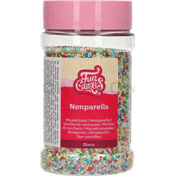 Výroba svíčky Dekorační sypání Nonpareils Discomix 250 g, barevné | FUNCAKES, F51605