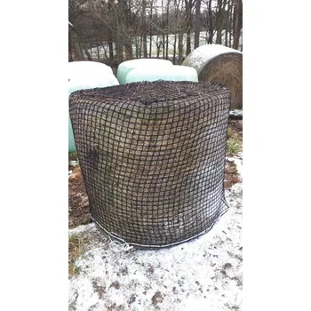 Síť na seno Síť na celý balík - na průměr do 140 cm, 3 velikosti oček, Sittec Velikost: 3,5x3,5cm