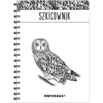 Set školních potřeb Szkicownik B5 60k na spirali - Sowa