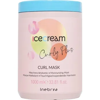 Vlasová regenerace Inebrya Ice Cream Curly Plus maska 1000ml