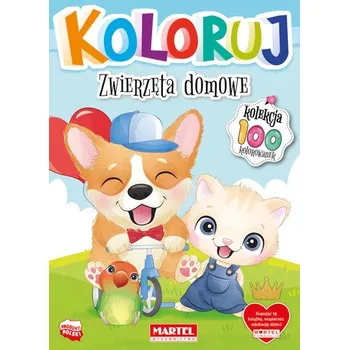 První čtění Zwierzęta domowe. Koloruj - praca zbiorowa