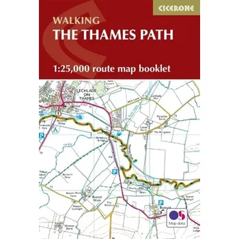 Cestování The Thames Path Map Booklet - Hatts, Leigh [EN] (2023, Brožovaná, Cicerone Press)