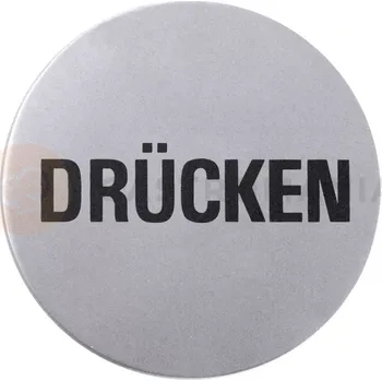 Informační tabulka Informační štítek "drücken" | CONTACTO, 7663/006