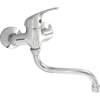 Vodovodní baterie Umyvadlová/dřezová baterie páková Novaservis Titania Iris chrom 92074/T.0