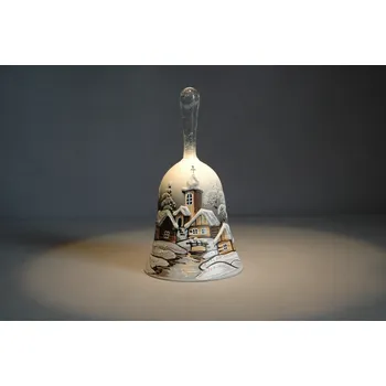 Vánoce Vánoční zvonek, v šedém dekoru