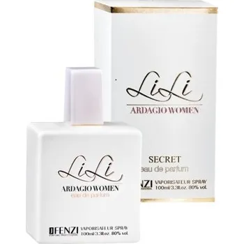 Dámský parfém Giorgio Armani Jfenzi Ardagio Women Lili Secret, Parfumovaná voda 100ml (Alternatíva vone Giorgio Armani Si White) Pre ženy Parfumovaná voda