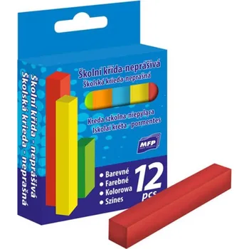 Křída barevná-12ks bezprašná