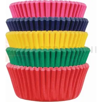 Kuchyňská sůl Košíčky na mini cupcake nebo pralinky, průměr 3,5 cm, 100 ks, v pěti barvách | PME, BC741