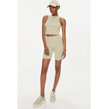 Calvin Klein Jeans Top Label J20J223151 Zelená Slim Fit XL